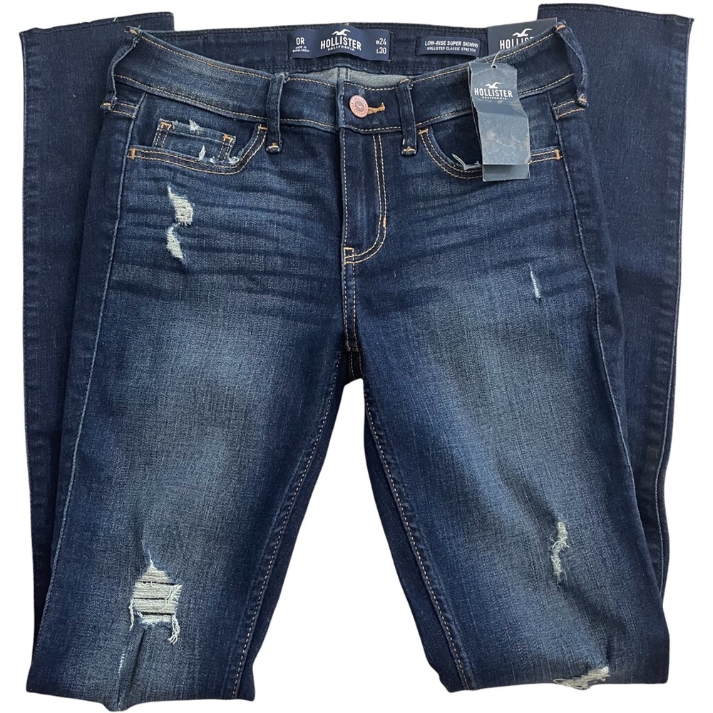 NWT Hollister Low Rise Super Skinny Jeans Size 24/30